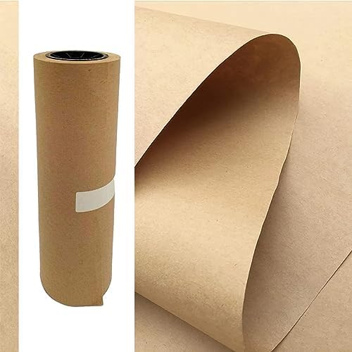 Brown Kraft Paper Roll, Thick 80-lb Paper, 17.5" x 150'  - 1 Roll