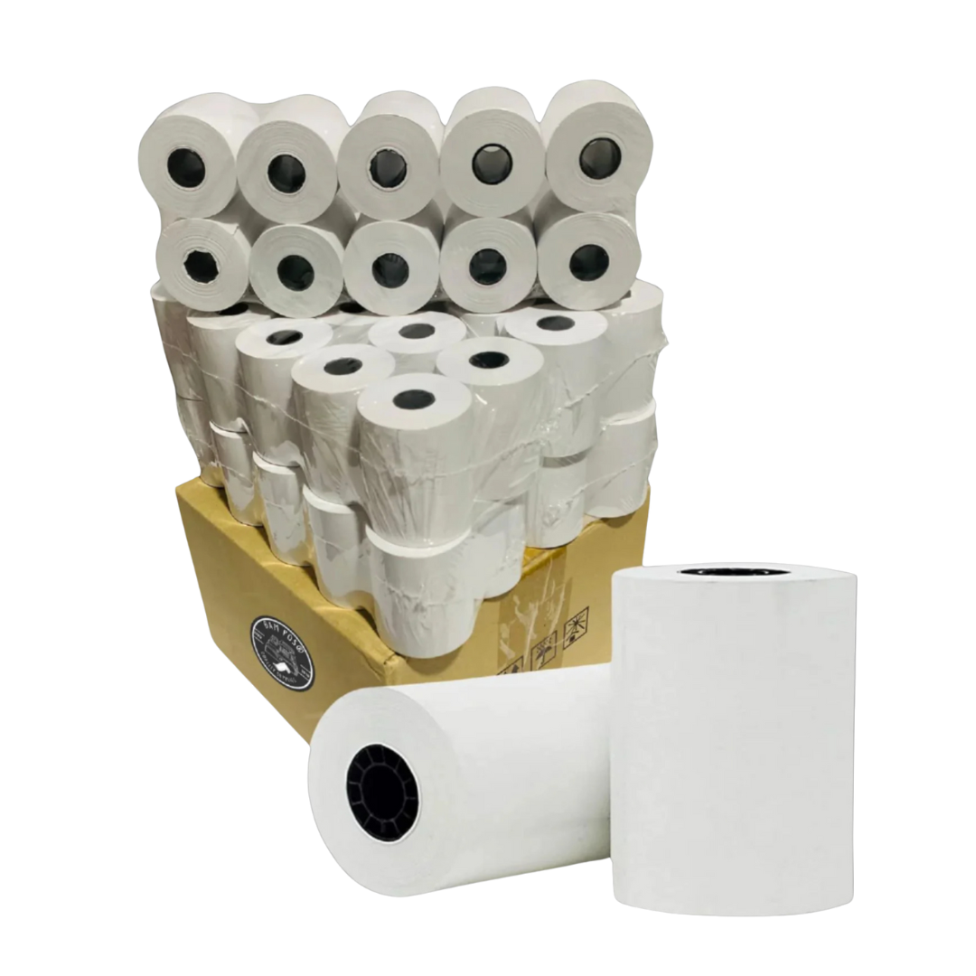 2 1/4" X 50' Thermal Paper Rolls - Clover Flex Mini Verifone - 50 Rolls