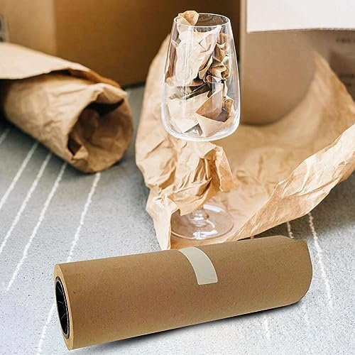 Brown Kraft Paper Roll, Thick 80-lb Paper, 17.5" x 150'  - 1 Roll